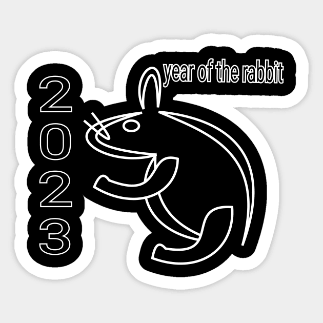 2023 year of rabbit Sticker by Holisudin 